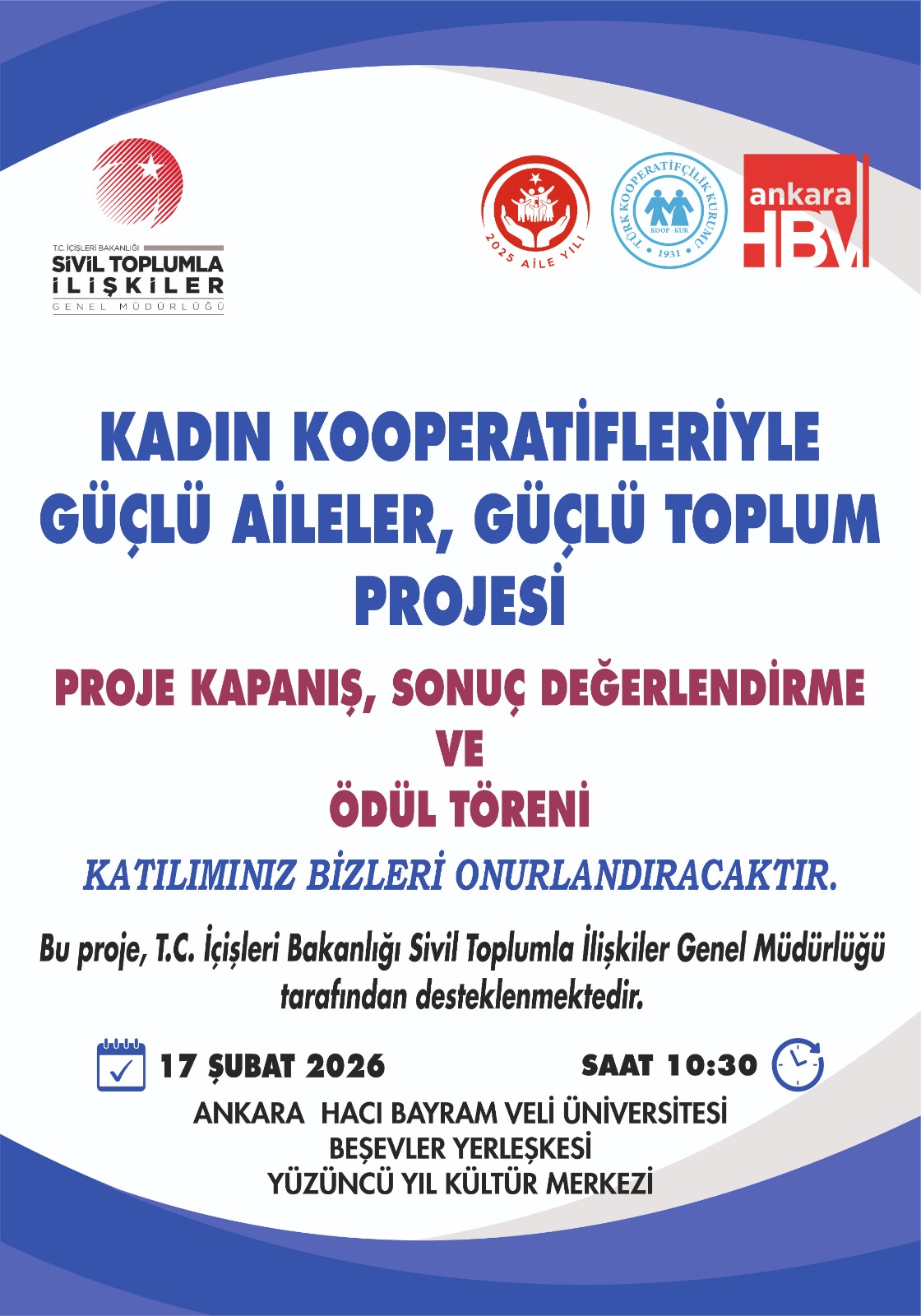 Kadın Kooperatifleriyle Güçlü Aileler, Güçlü Toplum Projesi